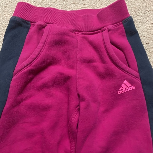 Adida girls sweater pants size:6x - Picture 4 of 5